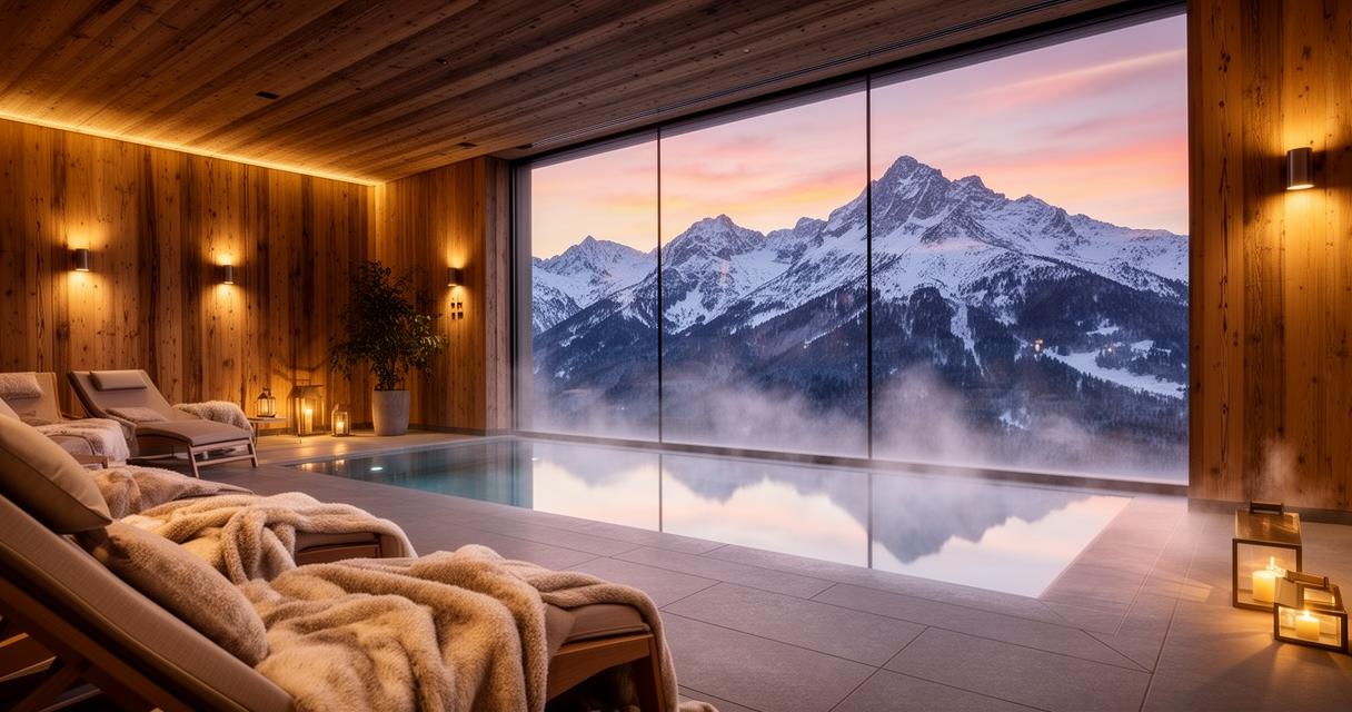 Prix d’un hôtel spa à la montagne en hiver : budget par catégorie et période